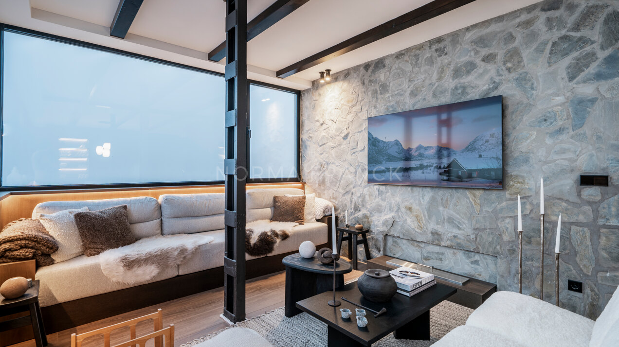 Sierra Nevada PH - Cozy 3-Bed Scandinavian Apartment with Sauna and Stunning Mountain Views