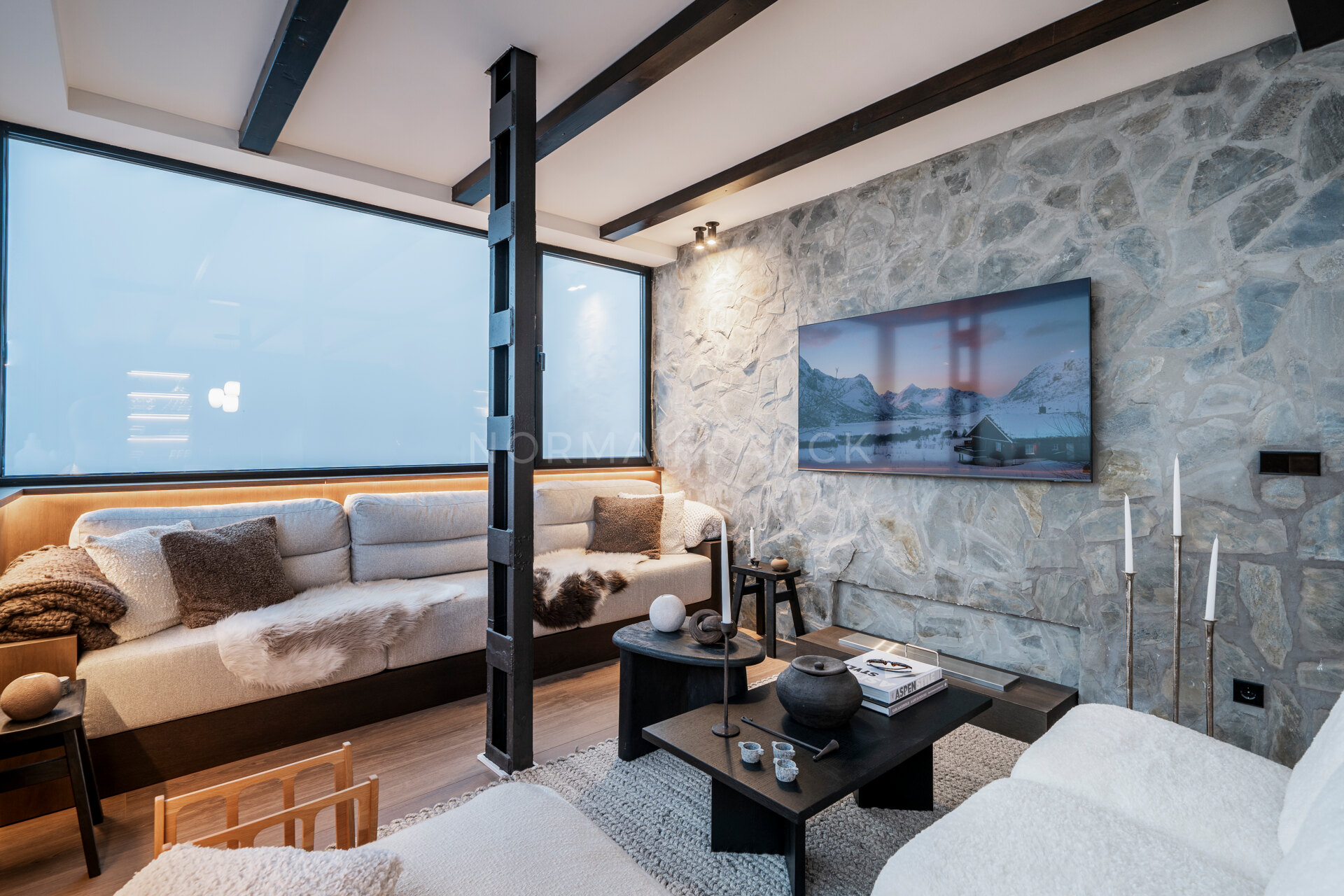 Sierra Nevada PH - Cozy 3-Bed Scandinavian Apartment with Sauna and Stunning Mountain Views