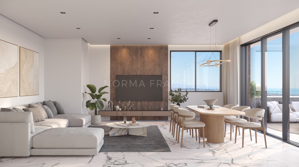 Balcón del Mediterráneo - Luxury 3, 4 and 4 bedroom apartment on the New Golden Mile