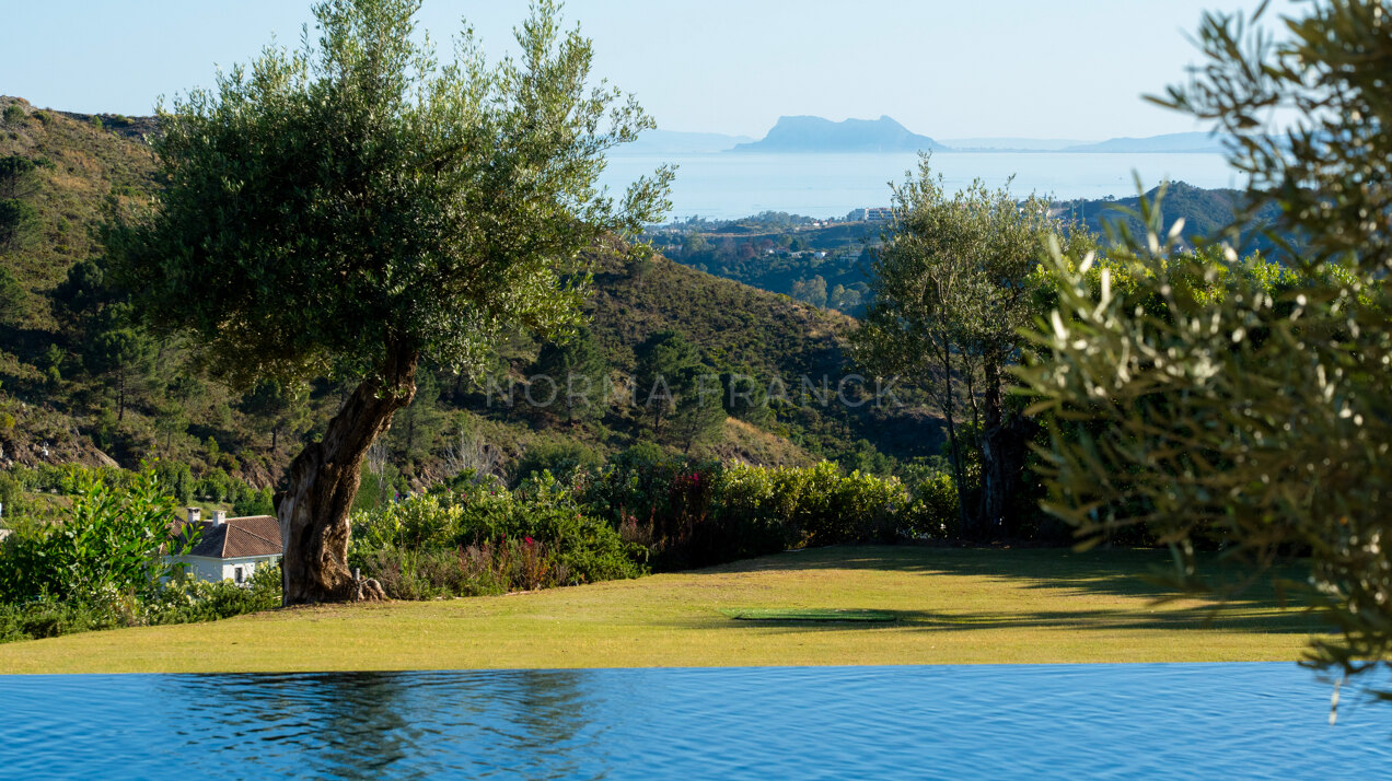 Villa Calma - Unique mansion sits atop its hillside overlooking Mediterranean coastline