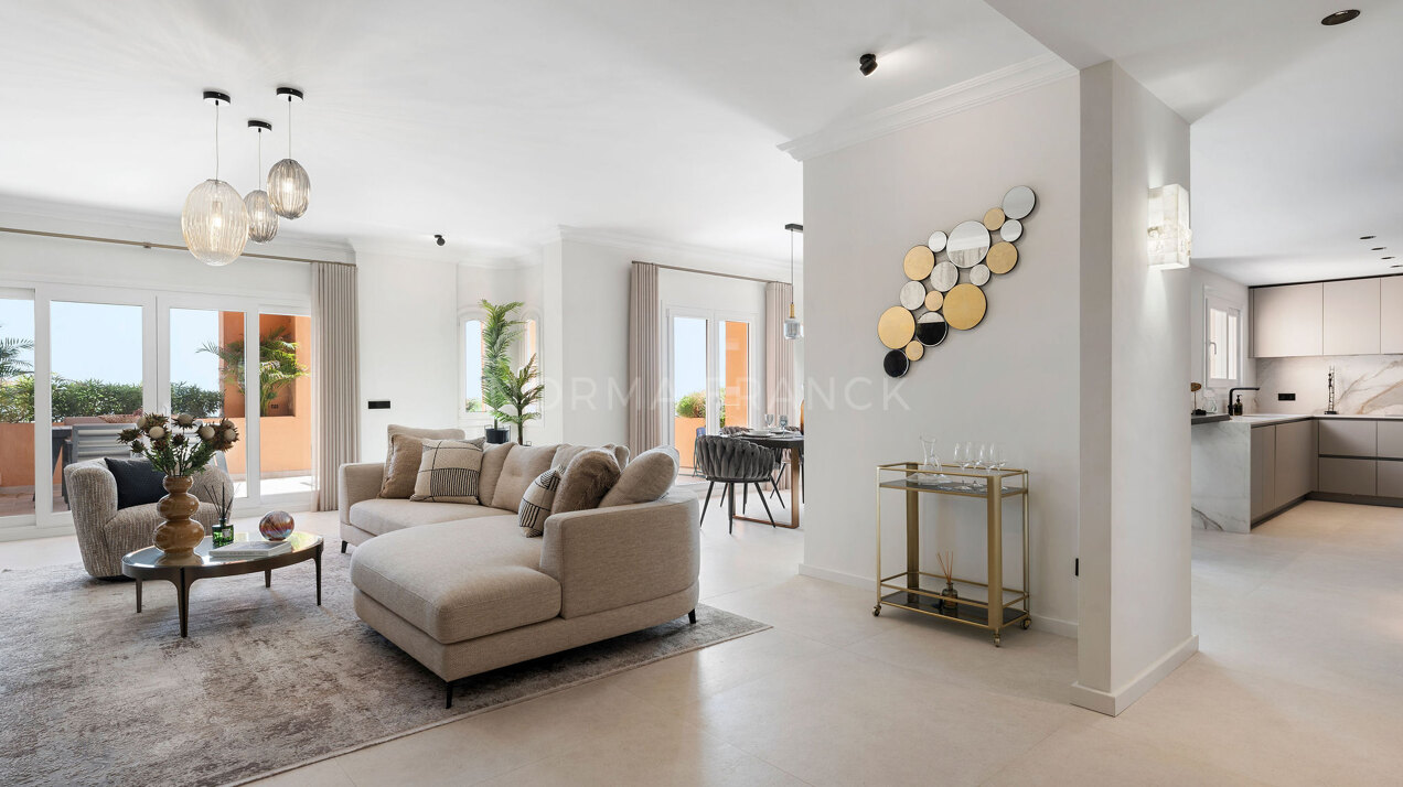 Penthouse Mira - duplex penthouse that seamlessly blends Andalusian charm with modern elegance