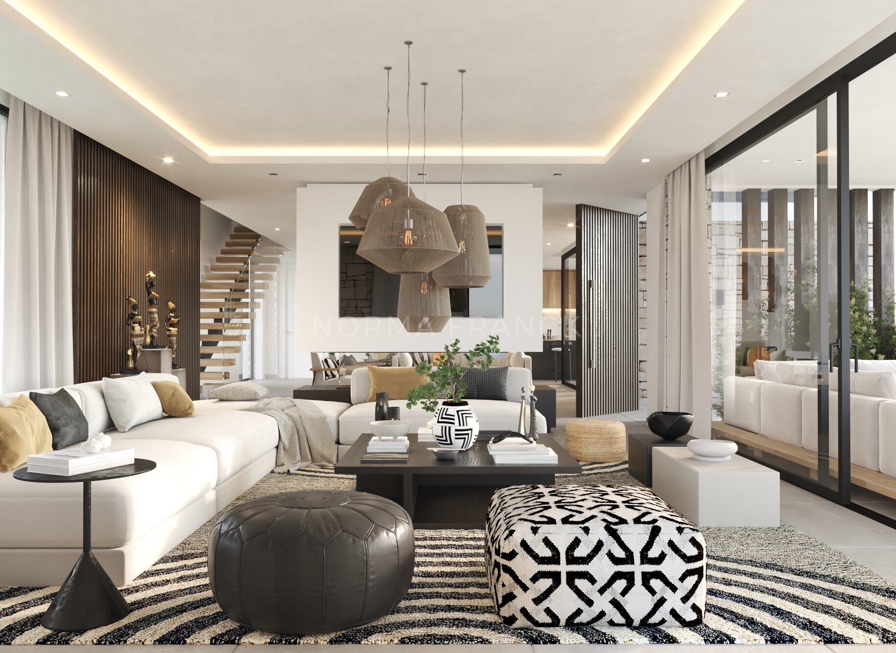 Seven Diamonds - Luxury four bedroom villa with amazing sea views