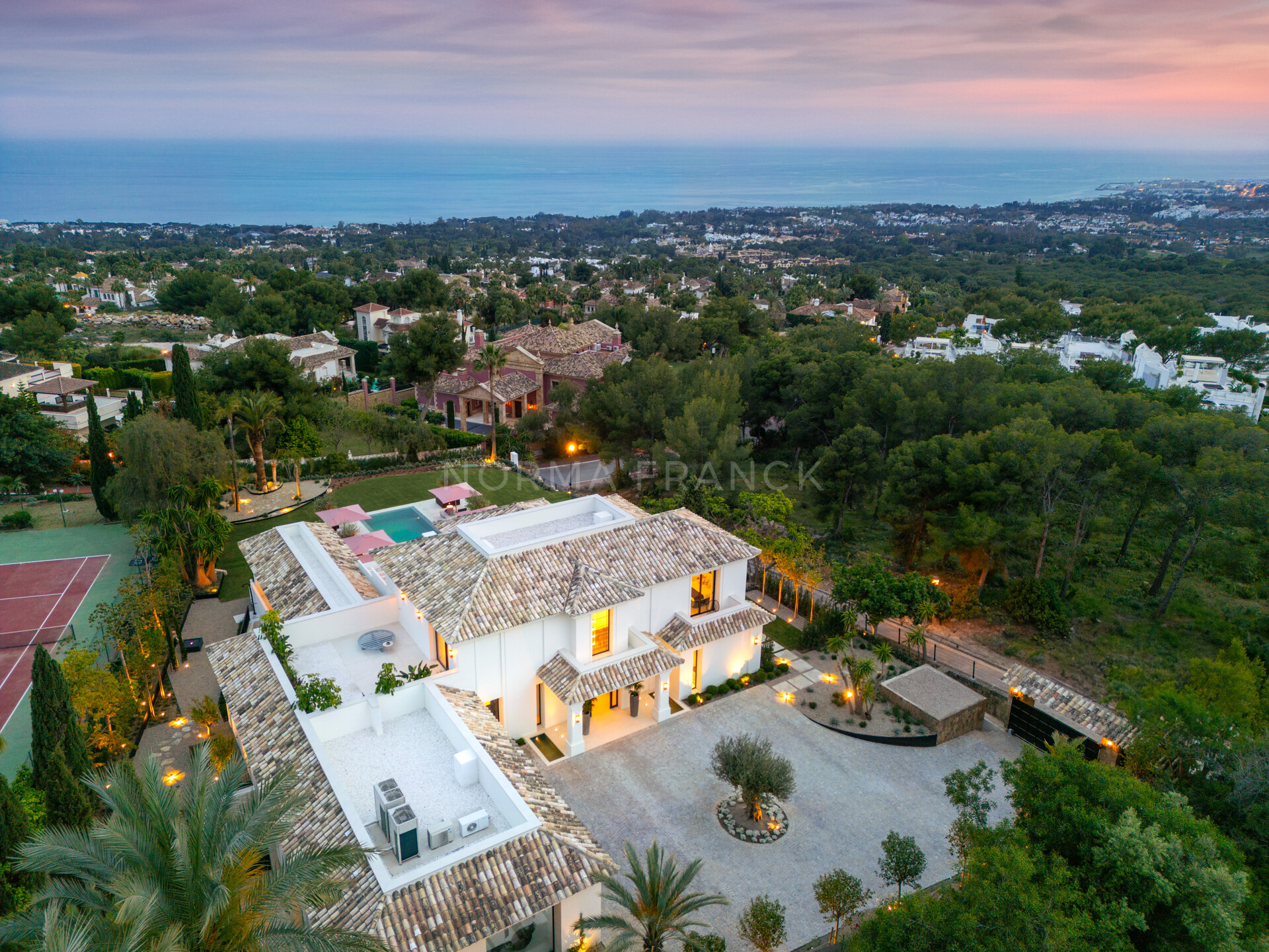 Villa Verdi - modern luxury masterpiece nestled within Marbella’s prestigious Sierra Blanca community.