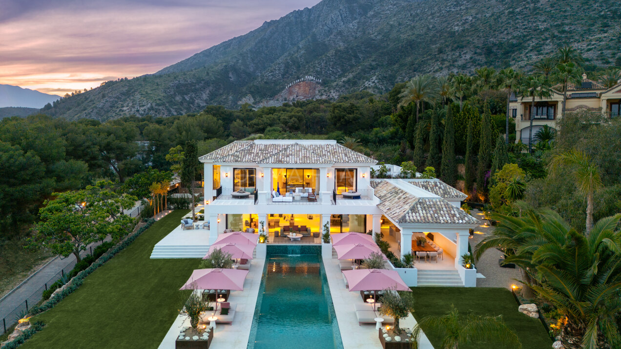 Villa Verdi - modern luxury masterpiece nestled within Marbella’s prestigious Sierra Blanca community.