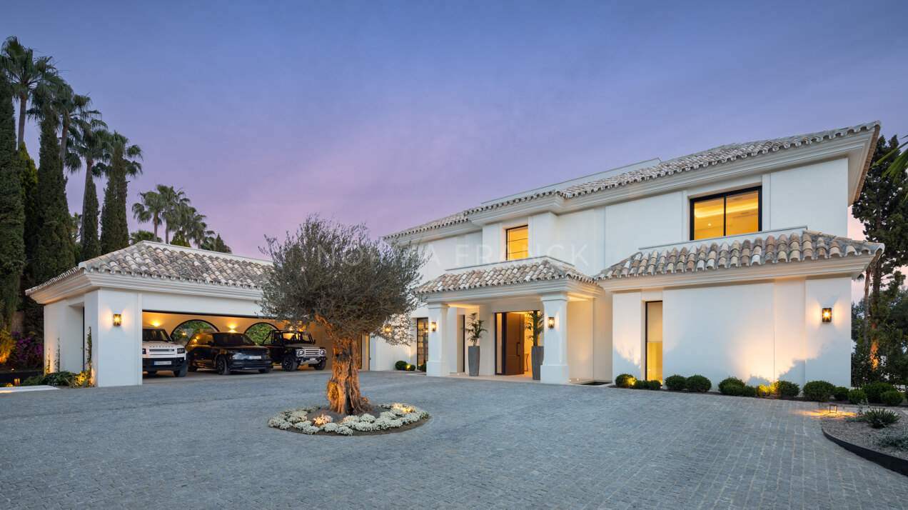 Villa Verdi - modern luxury masterpiece nestled within Marbella’s prestigious Sierra Blanca community.