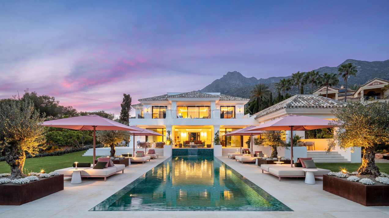 Villa Verdi - modern luxury masterpiece nestled within Marbella’s prestigious Sierra Blanca community.