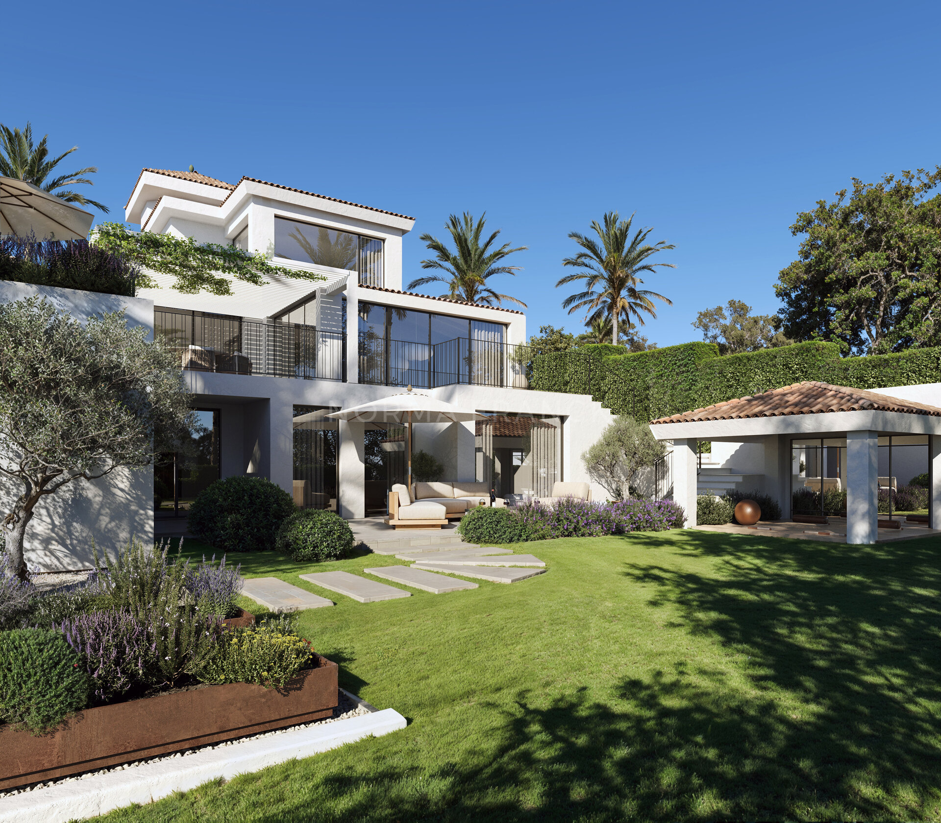 Villa Voir - Scandinavian-inspired villa in the prestigious Los Naranjos Hill Club of Marbella