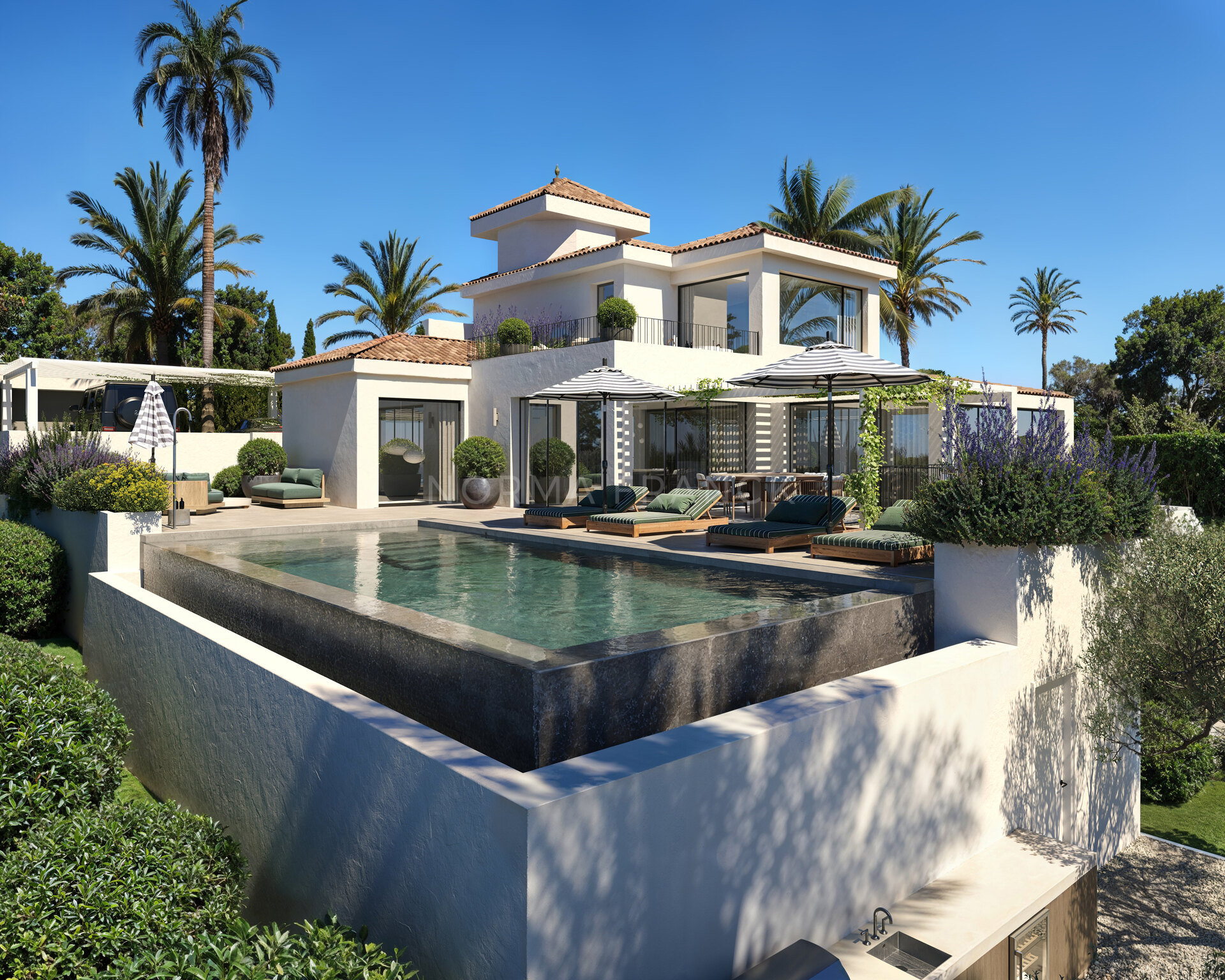 Villa Voir - Scandinavian-inspired villa in the prestigious Los Naranjos Hill Club of Marbella