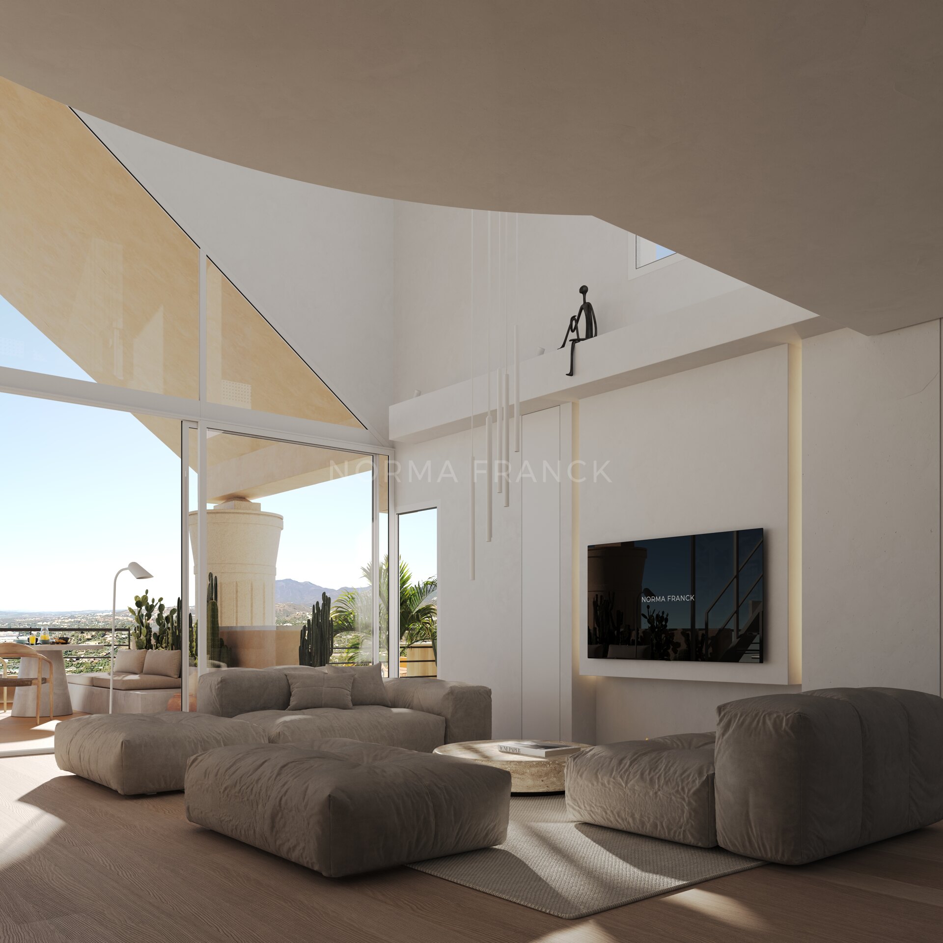 Miralo II - magnificent duplex penthouse rises atop the traditional urbanisation Magna