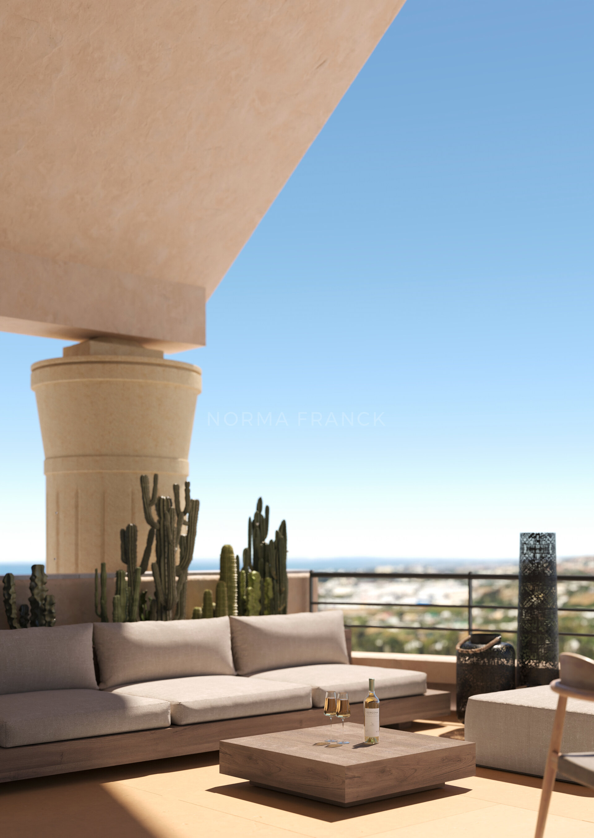 Miralo II - magnificent duplex penthouse rises atop the traditional urbanisation Magna