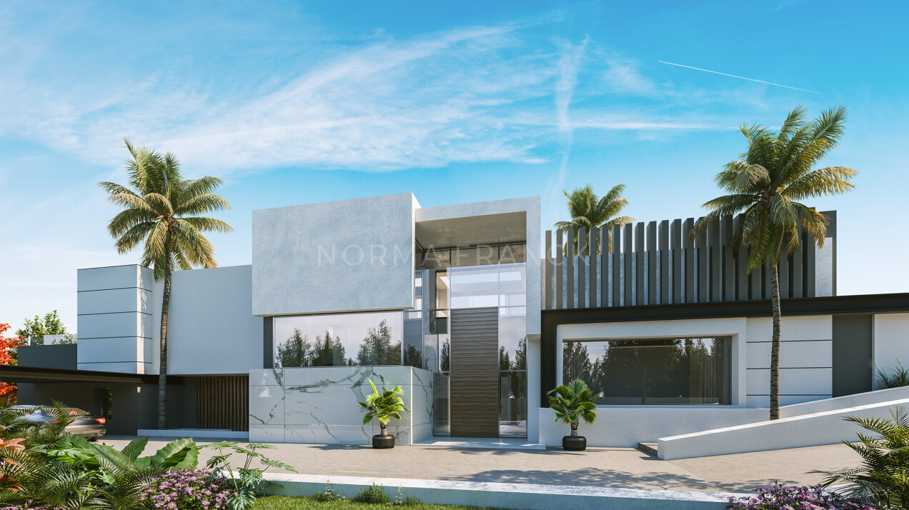 Paraiso 319 - Exceptional twin villas under construction on prime El Paraiso plots