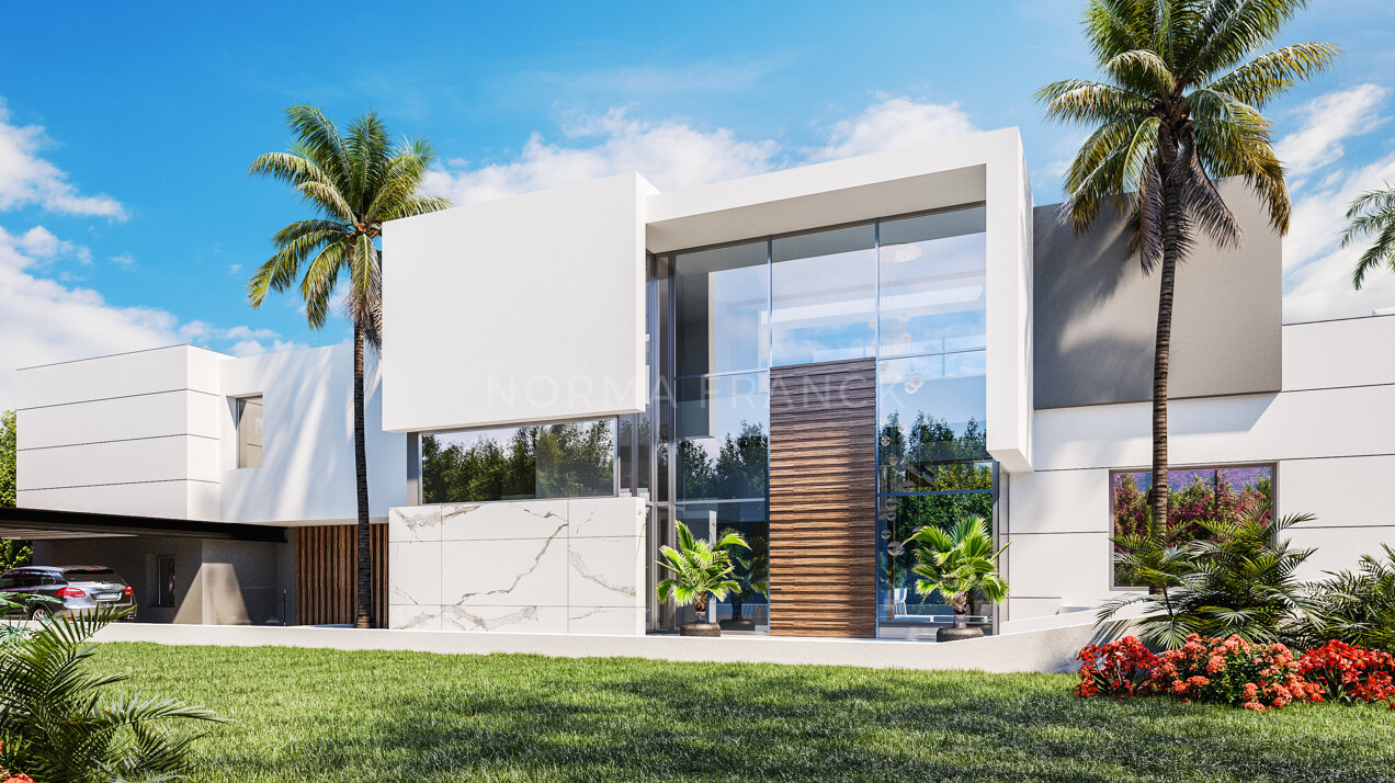 Paraiso 319 - Exceptional twin villas under construction on prime El Paraiso plots