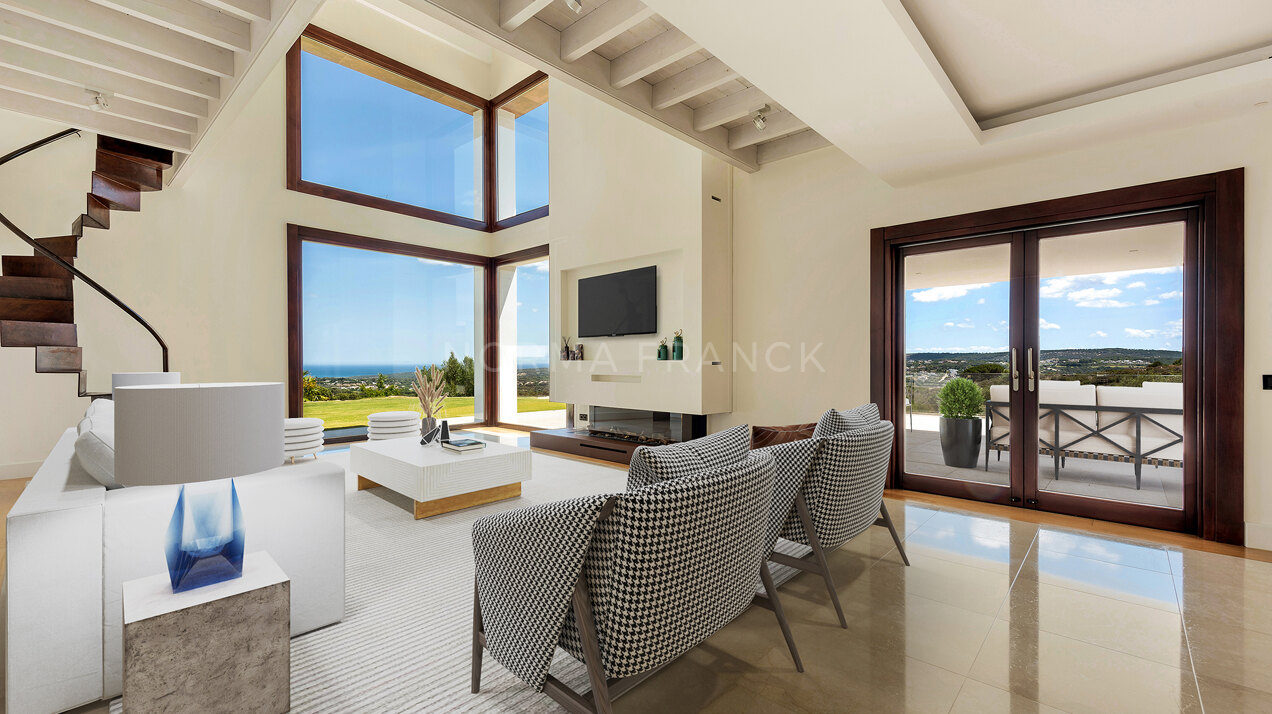 Villa Mimosas - Contemporary 5 bedroom villa on elevated plot with amazing sea views