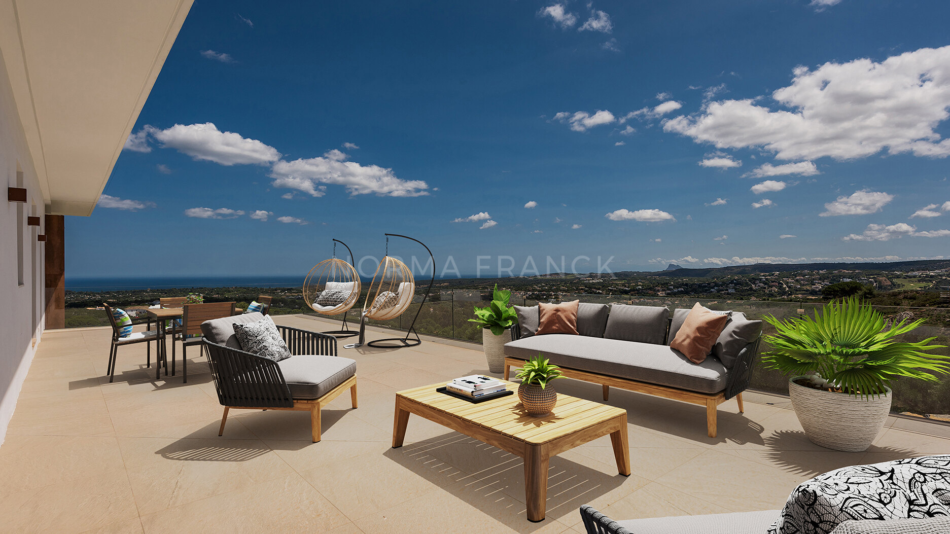 Villa Mimosas - Contemporary 5 bedroom villa on elevated plot with amazing sea views