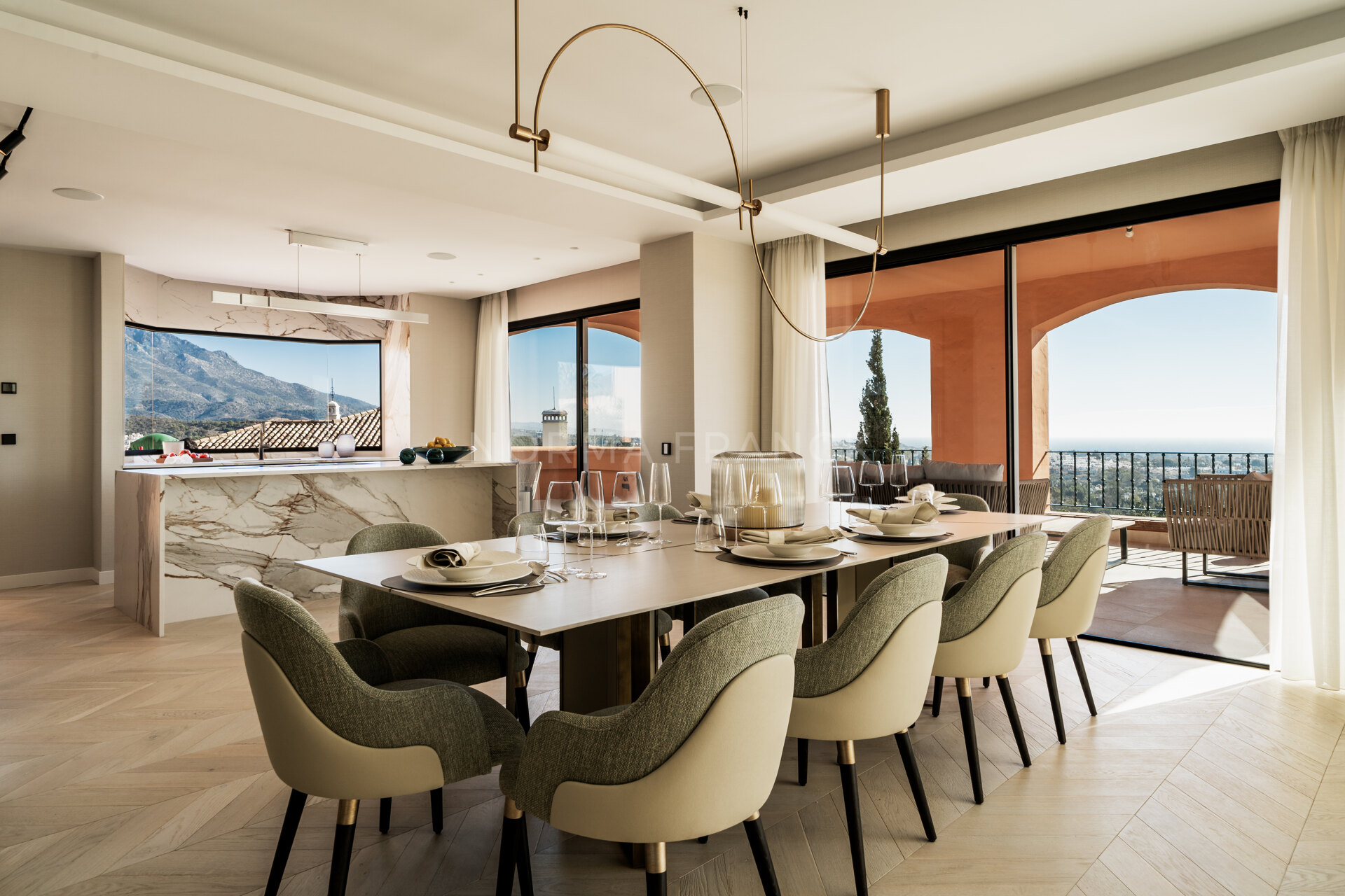 Les Belvederes 5 - Exclusive apartment with panoramic and sea views in Nueva Andalucía