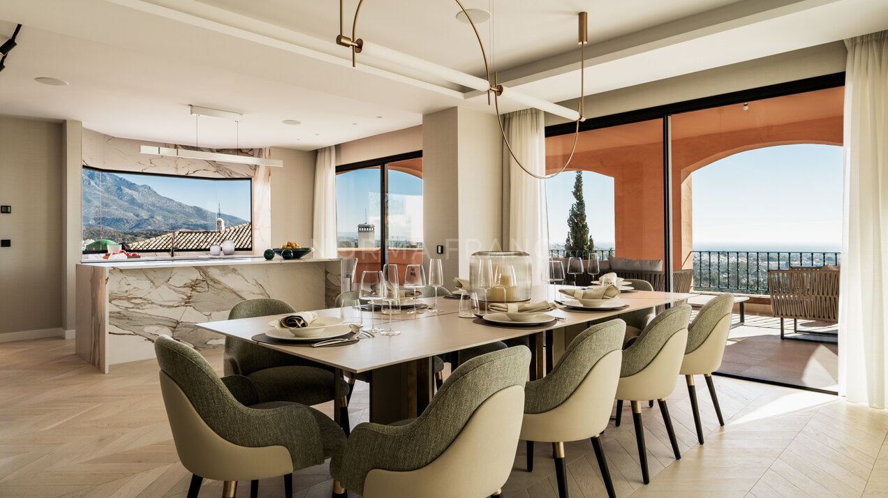 Les Belvederes 5 - Exclusive apartment with panoramic and sea views in Nueva Andalucía