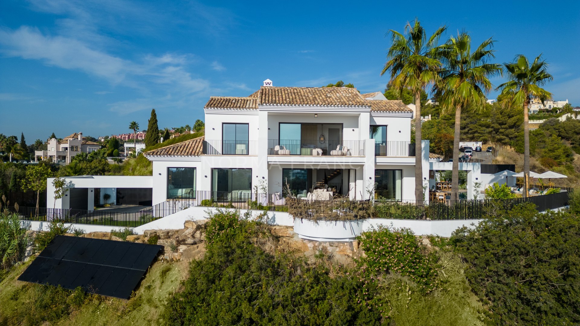 The Nest - located in La Quinta enclave in Benahavís, overlooking the Mediterranean's sparkling blue hues.