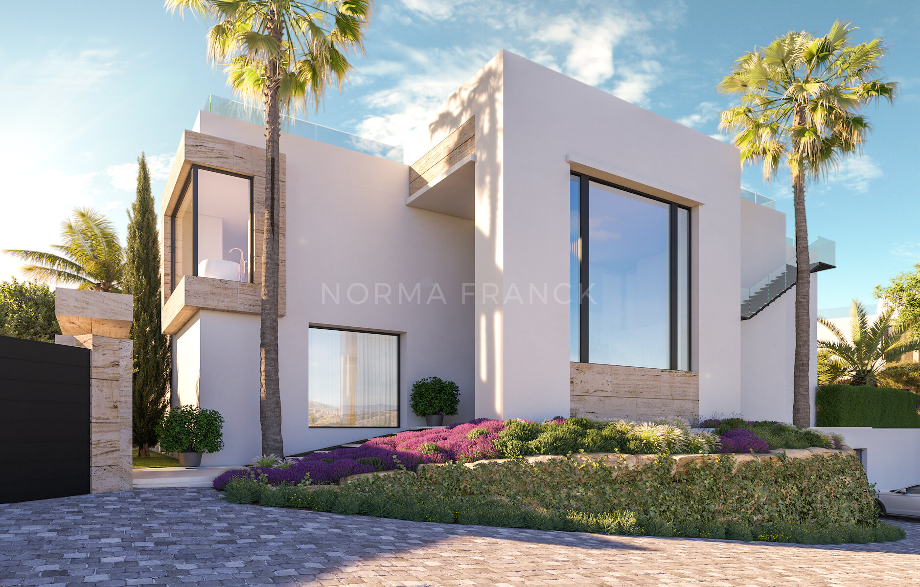 Lomas del Virrey - is a residential complex of modern-style villas on Marbella´s Golden Mile