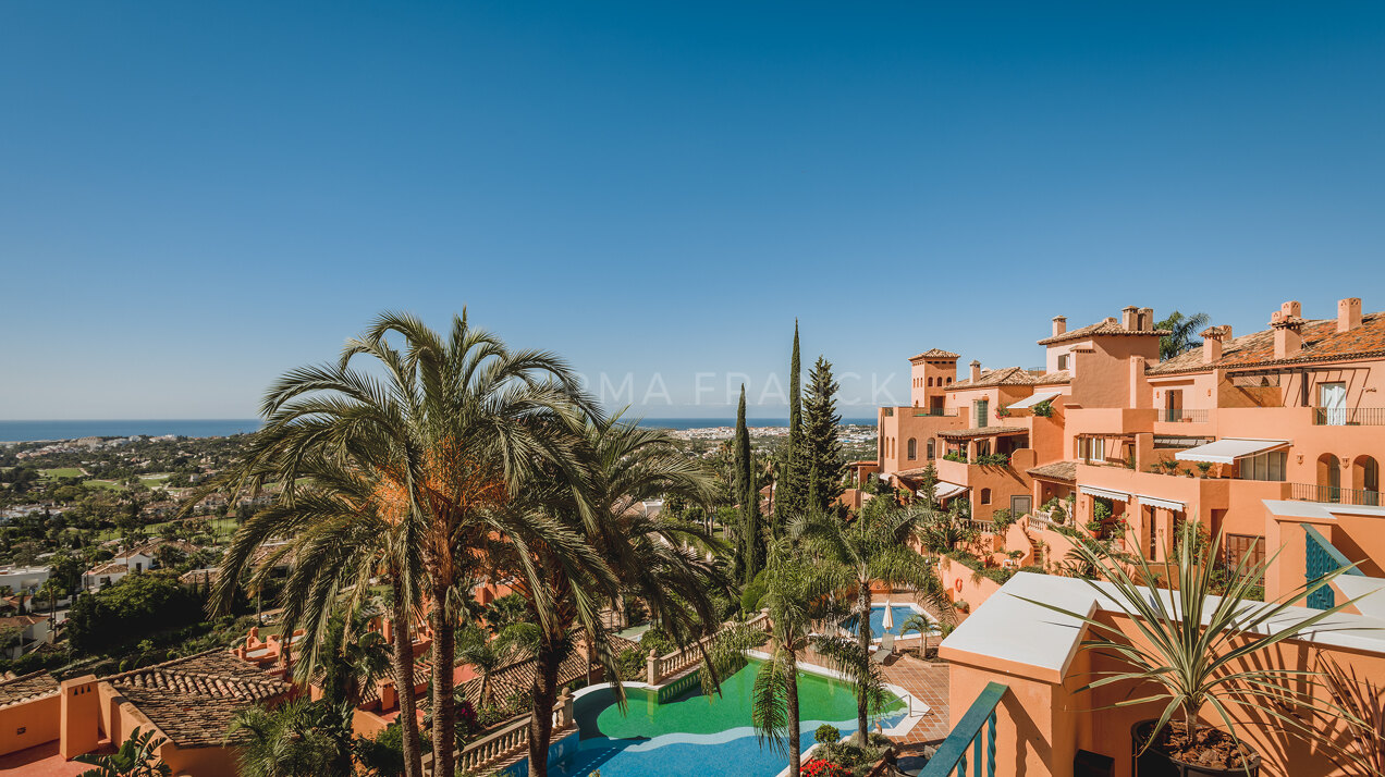 Les Belvederes 11 - Spectacular fully renovated duplex penthouse with panoramic views to the sea