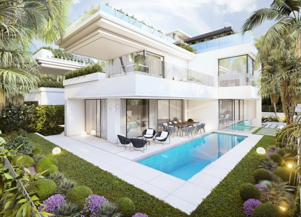 Villa en venta en Marbella Golden Mile