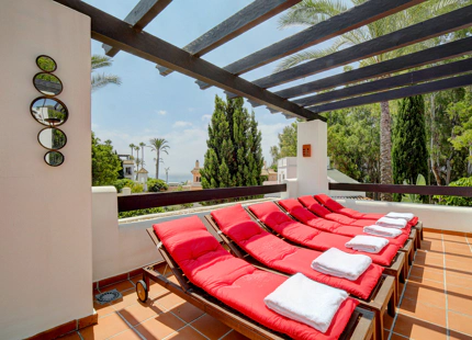 Fanastic beach apartment in Alcazaba Beach resort
