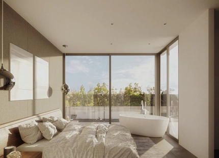 EXCEPCIONAL PROYECTO DE VILLA DE 4 DORMITORIOS EN EL OESTE DE ESTEPONA