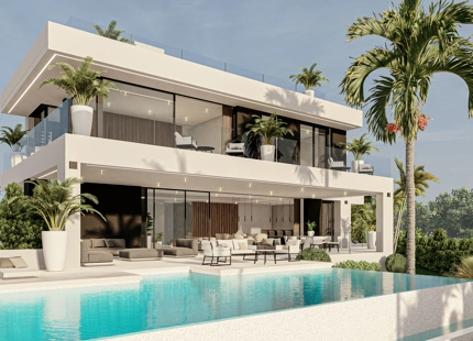 EXCEPCIONAL PROYECTO DE VILLA DE LUJO EN LA PRESTIGIOSA MILLA DE ORO