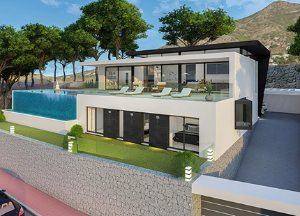 IMPONENTE PROYECTO DE VILLA DE LUJO CON PISCINA INFINITA EN LOMAS DE MIJAS