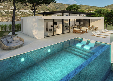 IMPONENTE PROYECTO DE VILLA DE LUJO CON PISCINA INFINITA EN LOMAS DE MIJAS