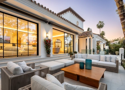 ELEGANTE VILLA DE LUJO EN PRIMERA LÍNEA DE GOLF EN EL HERROJO