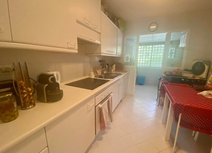 1. Línea de playa comunidad, apartamento en planta baja