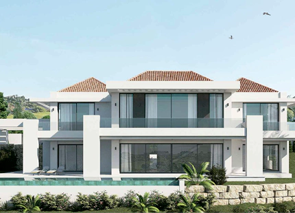 PROYECTO DE VILLA LUJOSA DE 4 HABITACIONES EN MIJAS GOLF