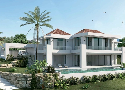 PROYECTO DE VILLA LUJOSA DE 4 HABITACIONES EN MIJAS GOLF