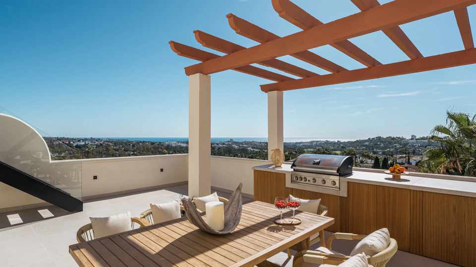 Duplex Penthouse for sale in Palacetes Los Belvederes, Nueva Andalucia