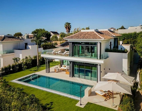 Villa en venta en Marbella Golden Mile
