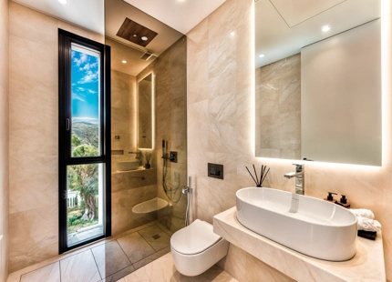 VILLA DE LUJO EN LA MILLA DE ORO DE MARBELLA CON VISTAS PANORÁMICAS A LA MONTAÑA Y AL MAR