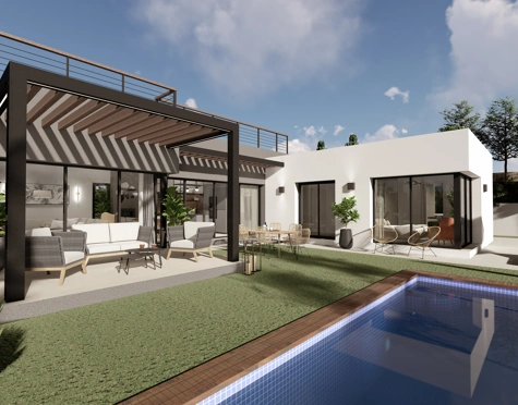 IMPRESIONANTE PROYECTO DE VILLA DE 3 DORMITORIOS EN VALLE ROMANO, ESTEPONA – FINALIZACIÓN OTOÑO 2025