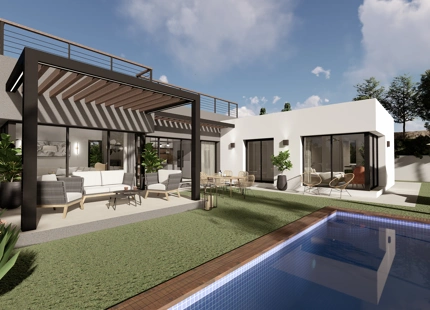 IMPRESIONANTE PROYECTO DE VILLA DE 3 DORMITORIOS EN VALLE ROMANO, ESTEPONA – FINALIZACIÓN OTOÑO 2025
