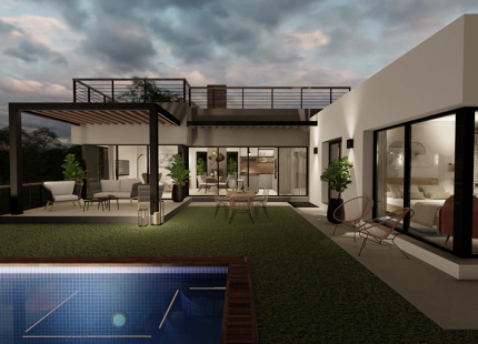 IMPRESIONANTE PROYECTO DE VILLA DE 3 DORMITORIOS EN VALLE ROMANO, ESTEPONA – FINALIZACIÓN OTOÑO 2025