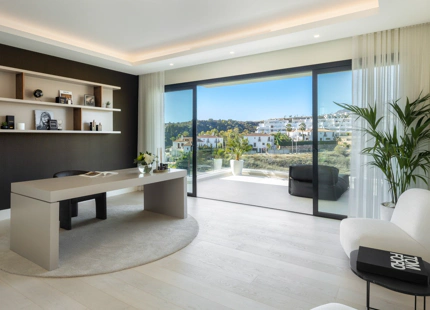 STUNNING GOLF VIEW VILLA FOR SALE ON THE NEW GOLDEN MILE, ESTEPONA