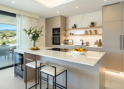 STUNNING GOLF VIEW VILLA FOR SALE ON THE NEW GOLDEN MILE, ESTEPONA