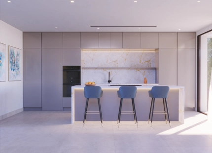 VILLA MODERNA EN PRIMERA LÍNEA DE GOLF EN VENTA EN ESTEPONA GOLF