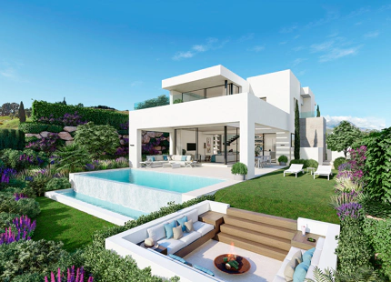 VILLA MODERNA EN PRIMERA LÍNEA DE GOLF EN VENTA EN ESTEPONA GOLF