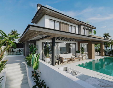 CONTEMPORARY VILLA WITH SEA VIEWS FOR SALE WITHIN A GATED COMPLEX IN MIJAS