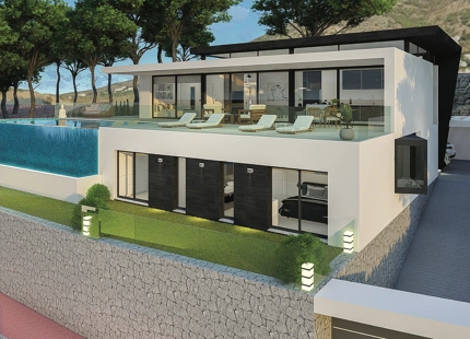 STUNNING VILLA UNDER CONSTRUCTION FOR SALE IN LOMAS DE MIJAS