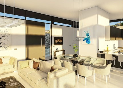 STUNNING VILLA UNDER CONSTRUCTION FOR SALE IN LOMAS DE MIJAS