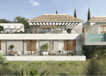 VILLA EN CONSTRUCCION DE ESTILO ANDALUZ MODERNO EN VENTA EN MARBELLA EAST