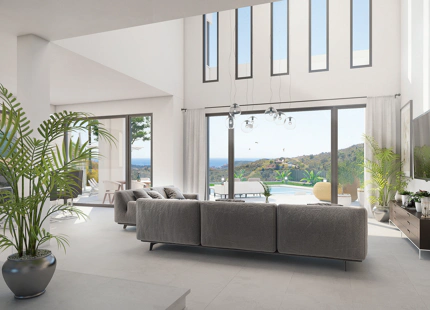 VILLA EN PRIMERA LÍNEA DE GOLF EN CONSTRUCCIÓN A LA VENTA EN MIJAS
