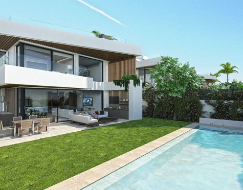LUJOSA VILLA EN CONSTRUCCIÓN EN VENTA EN PUERTO BANÚS, MARBELLA