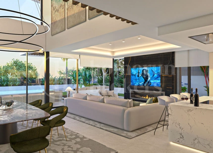 LUJOSA VILLA EN CONSTRUCCIÓN EN VENTA EN PUERTO BANÚS, MARBELLA